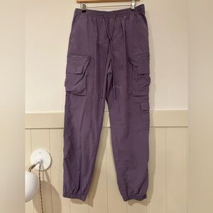 Standard cloth Women's Purple Cargo Pants‎ size L